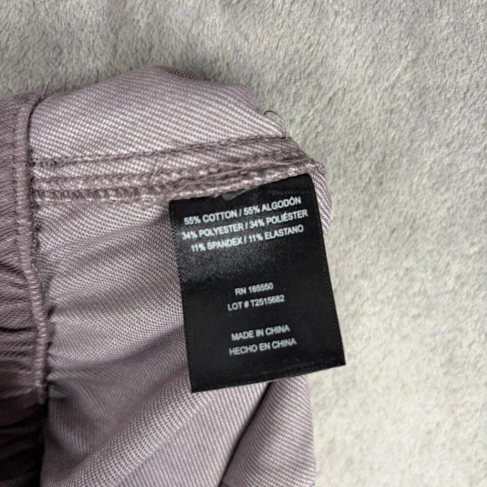 NEW 32 Degrees Cool Women's Size XL Purple Ankle Length Pants Cotton Blend - Picture 7 of 8